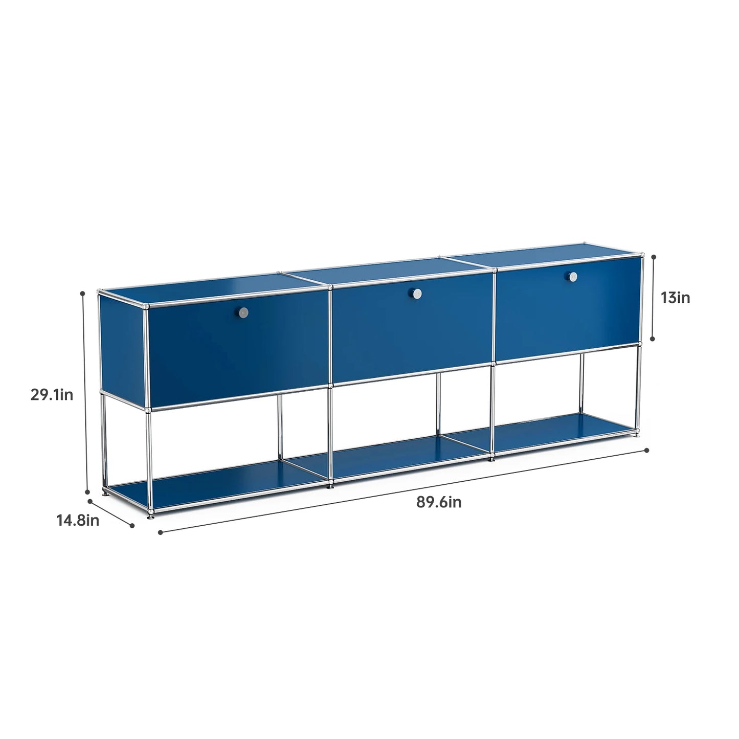 Storage Cabinet Sideboard Storage Shelf Furniture Stainless Steel