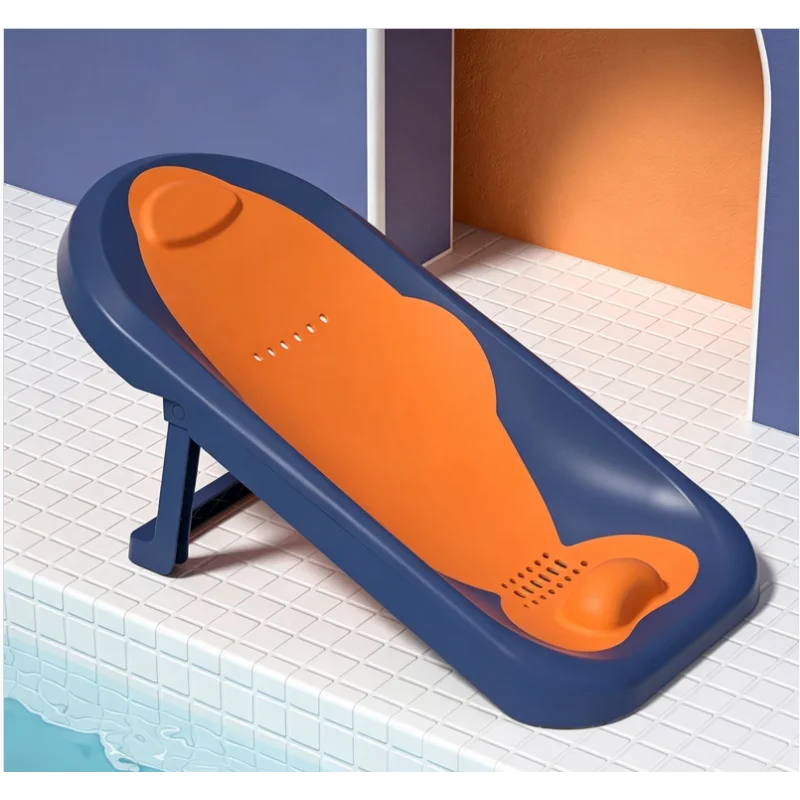 Digital Temperature Sensitive Baby Bath Rack Folding