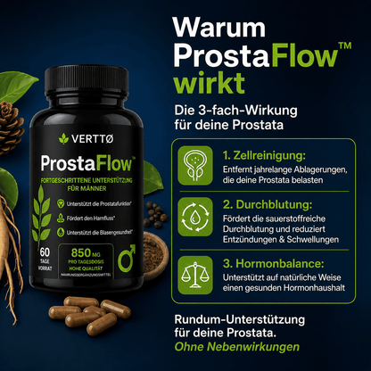 Vertto ProstaFlow™ – Prostata-Komplex für Männer