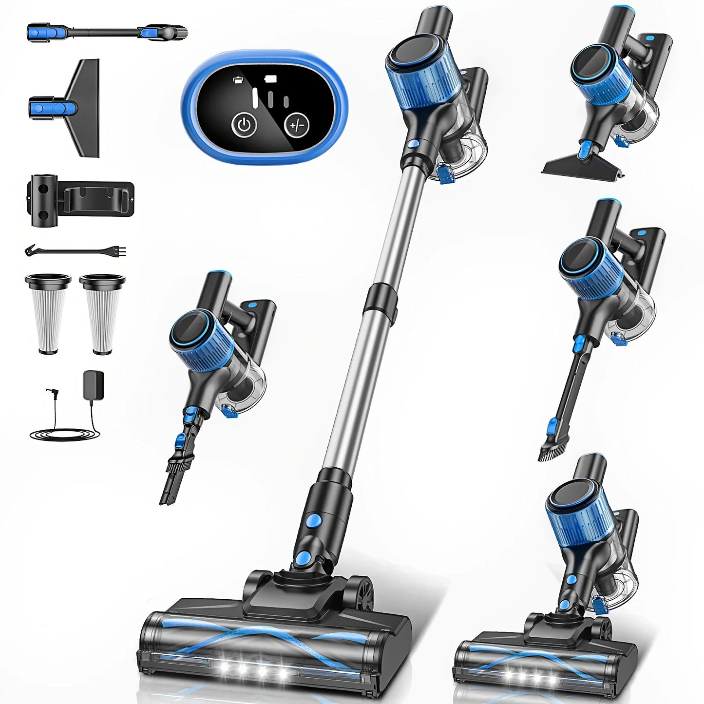 Cordless Vacuum Cleaner 8 in 1 Powerful Suction