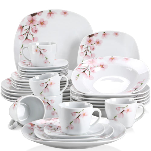 30/24/20 Pcs Porcelain Dinnerware Set