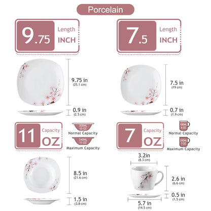 30/24/20 Pcs Porcelain Dinnerware Set