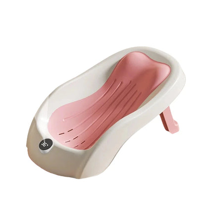 Digital Temperature Sensitive Baby Bath Rack Folding