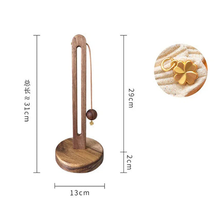Solid Wood Paper Towel Holder