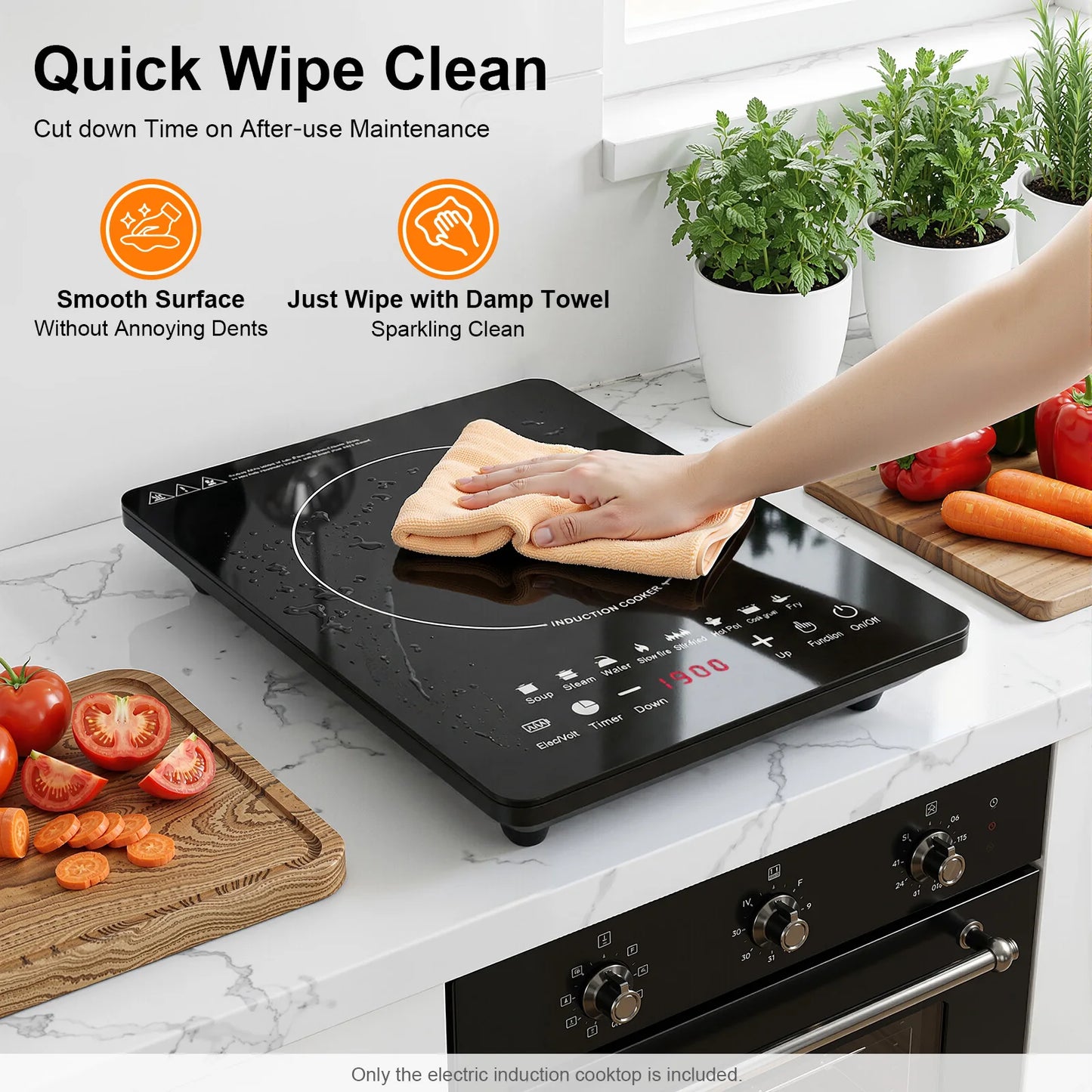 750W Electric Induction Cooker Glass