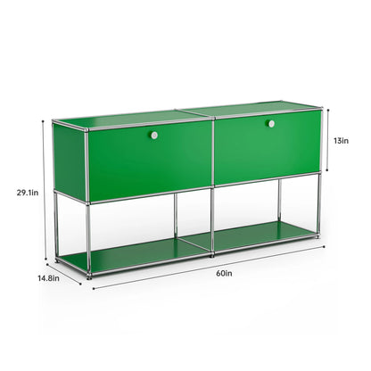 Storage Cabinet Sideboard Storage Shelf Furniture Stainless Steel
