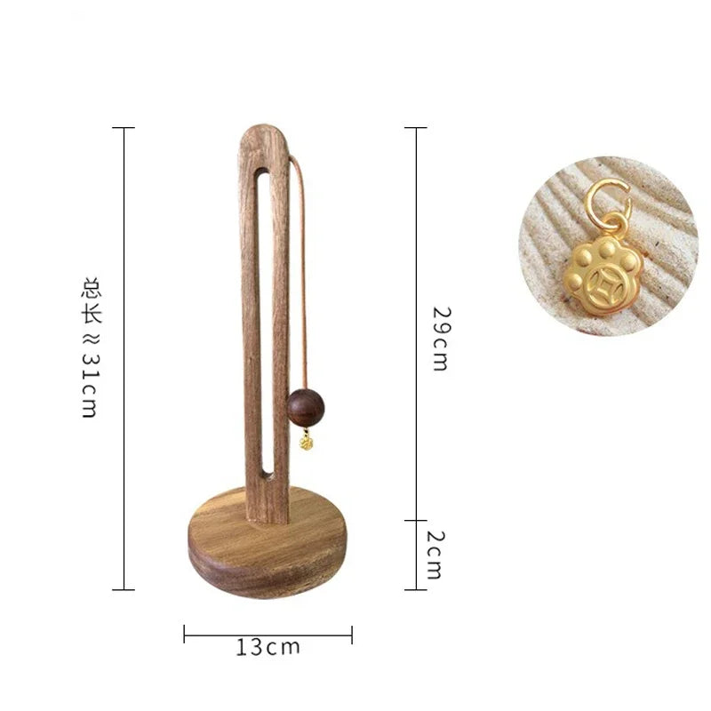 Solid Wood Paper Towel Holder