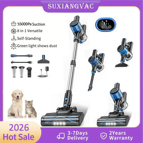 Cordless Vacuum Cleaner 8 in 1 Powerful Suction