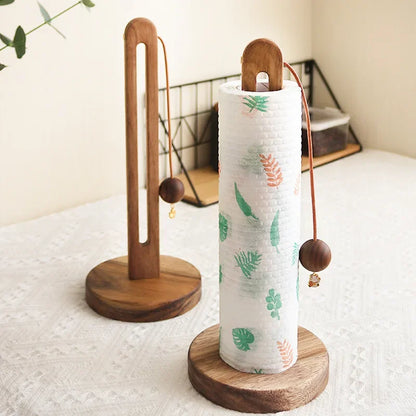 Solid Wood Paper Towel Holder