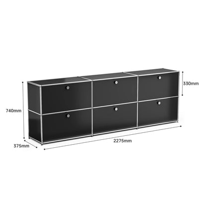 Storage Cabinet Sideboard Storage Shelf Furniture Stainless Steel