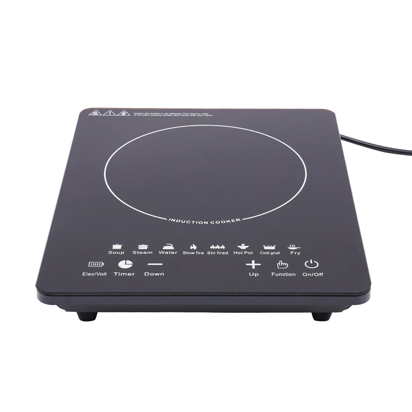 750W Electric Induction Cooker Glass