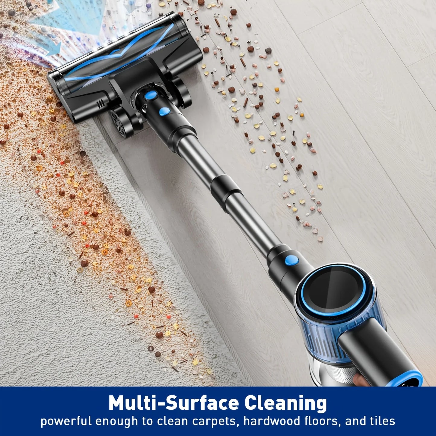 Cordless Vacuum Cleaner 8 in 1 Powerful Suction