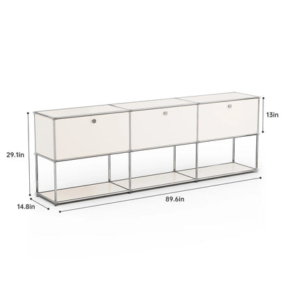 Storage Cabinet Sideboard Storage Shelf Furniture Stainless Steel