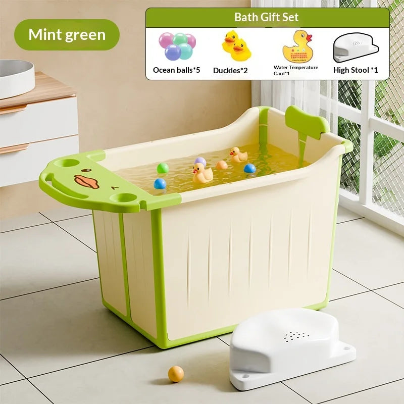 Foldable Collapsible Portable Baby Bath Tub