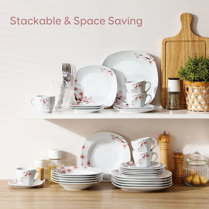 30/24/20 Pcs Porcelain Dinnerware Set