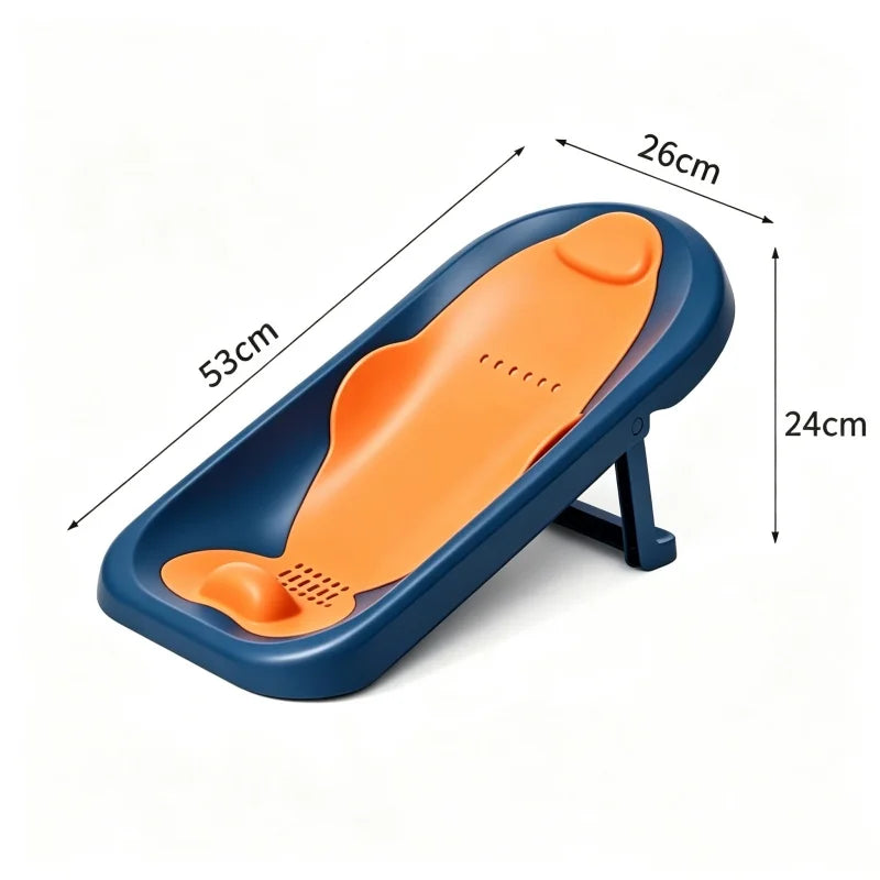 Digital Temperature Sensitive Baby Bath Rack Folding
