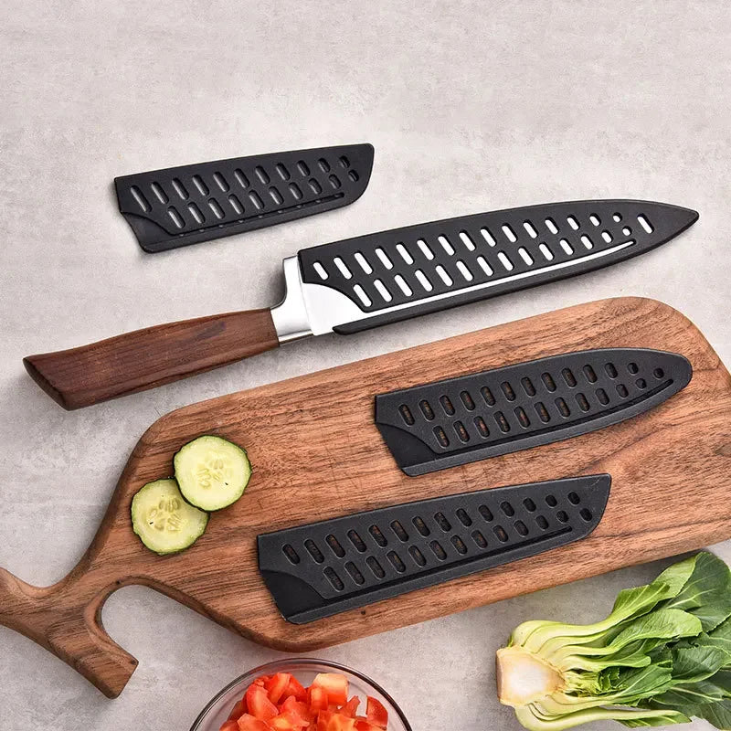 Kitchen Knife Sheath Black Plastic Knife Covers