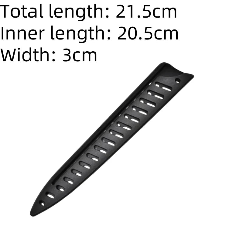 Kitchen Knife Sheath Black Plastic Knife Covers