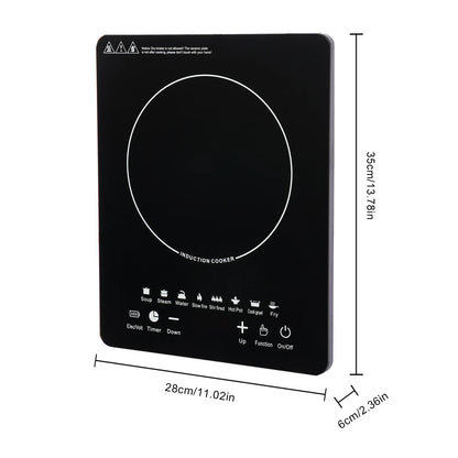 750W Electric Induction Cooker Glass