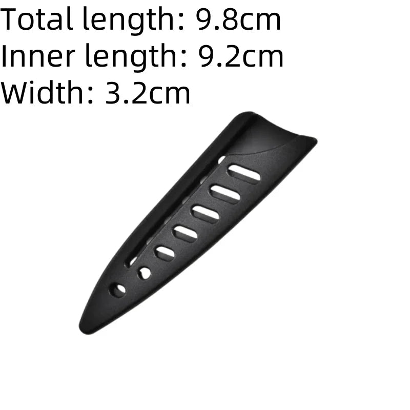 Kitchen Knife Sheath Black Plastic Knife Covers