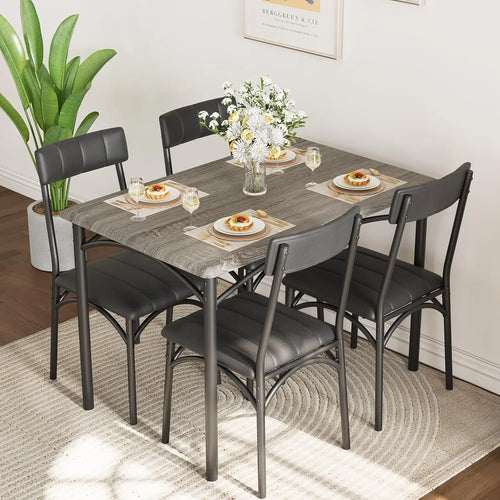 5 Piece Dining Table Set for 4