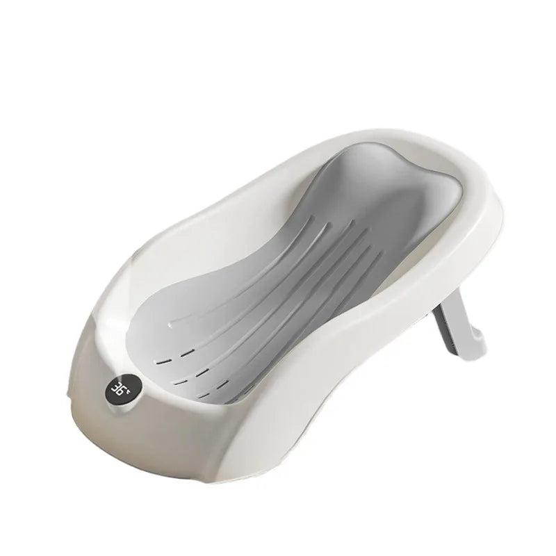 Digital Temperature Sensitive Baby Bath Rack Folding