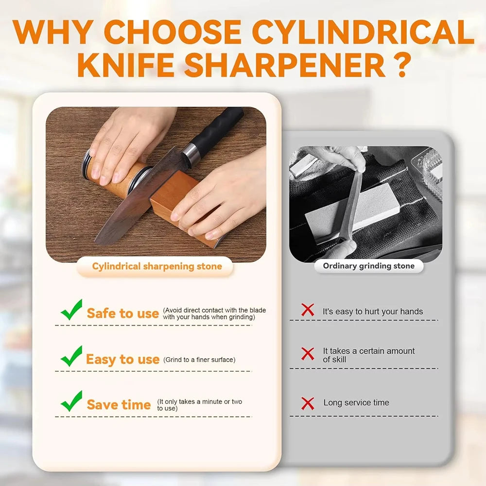 Rolling Knife Sharpener Double Sided