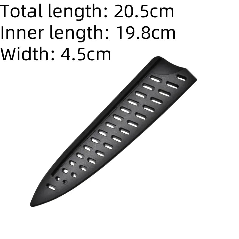 Kitchen Knife Sheath Black Plastic Knife Covers