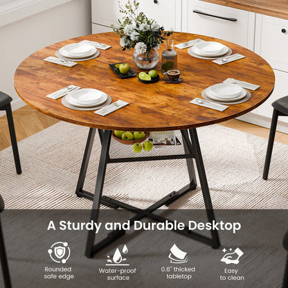 Round Dining Table for 4-6