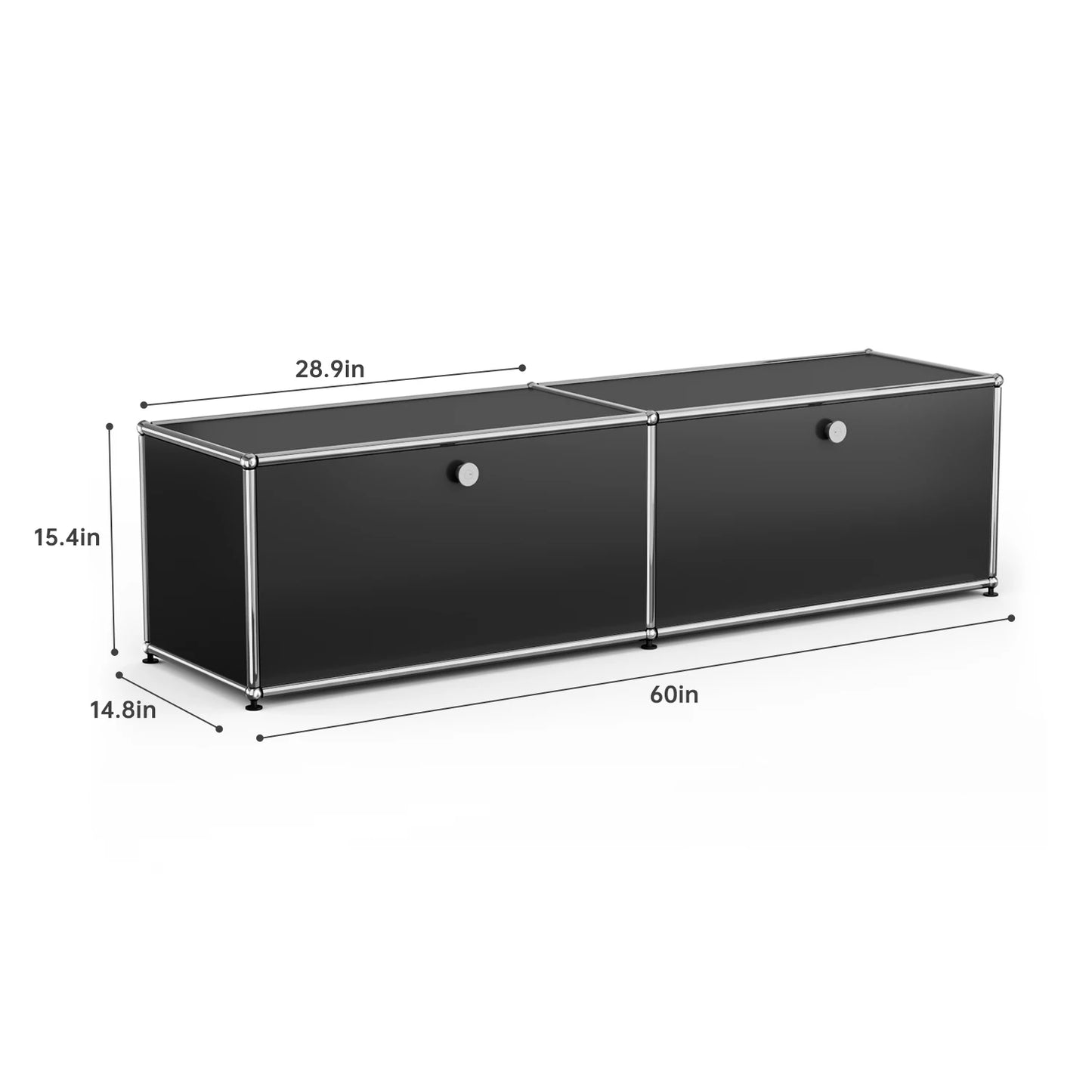 Storage Cabinet Sideboard Storage Shelf Furniture Stainless Steel