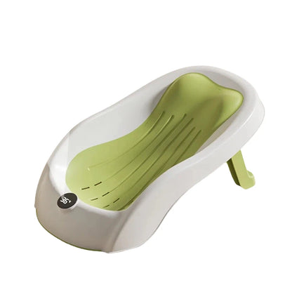 Digital Temperature Sensitive Baby Bath Rack Folding