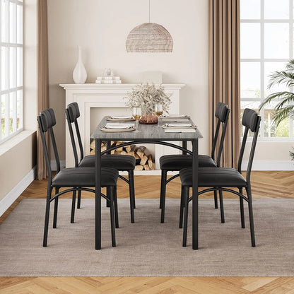 5 Piece Dining Table Set for 4