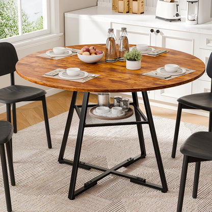 Round Dining Table for 4-6