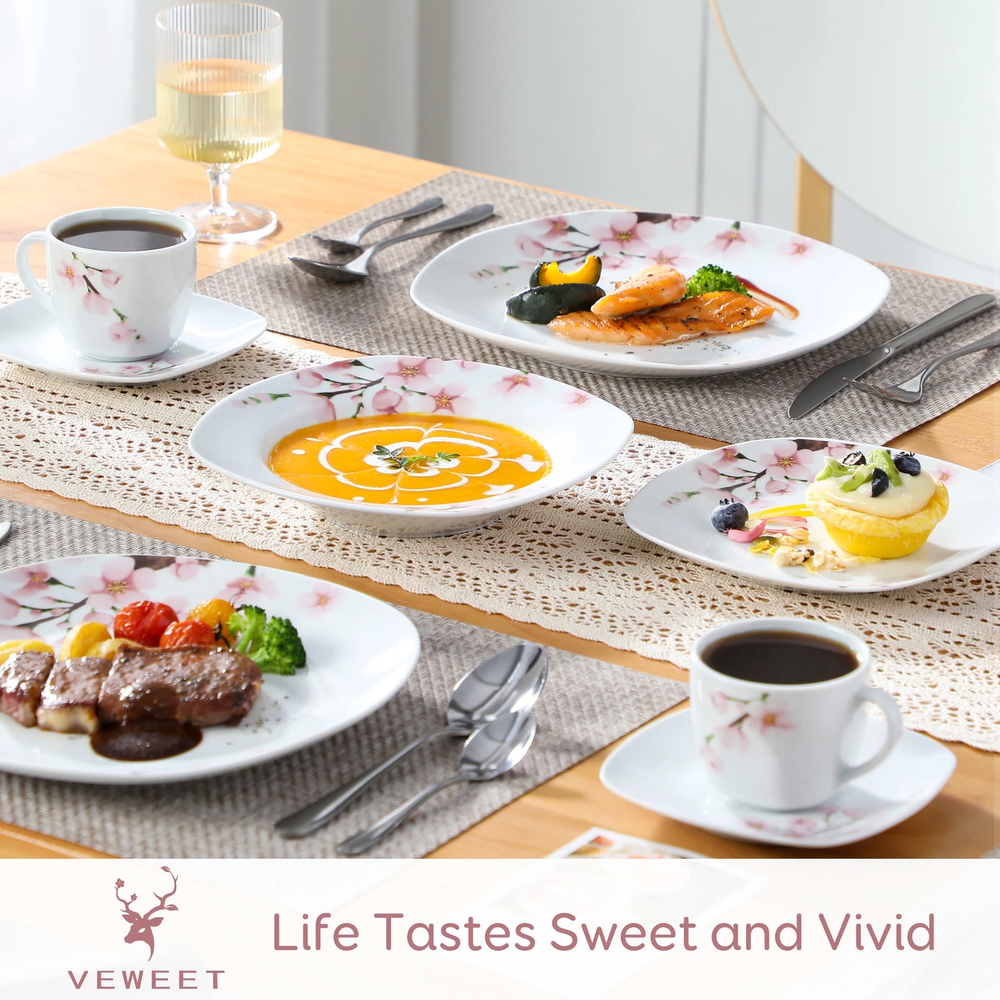 30/24/20 Pcs Porcelain Dinnerware Set