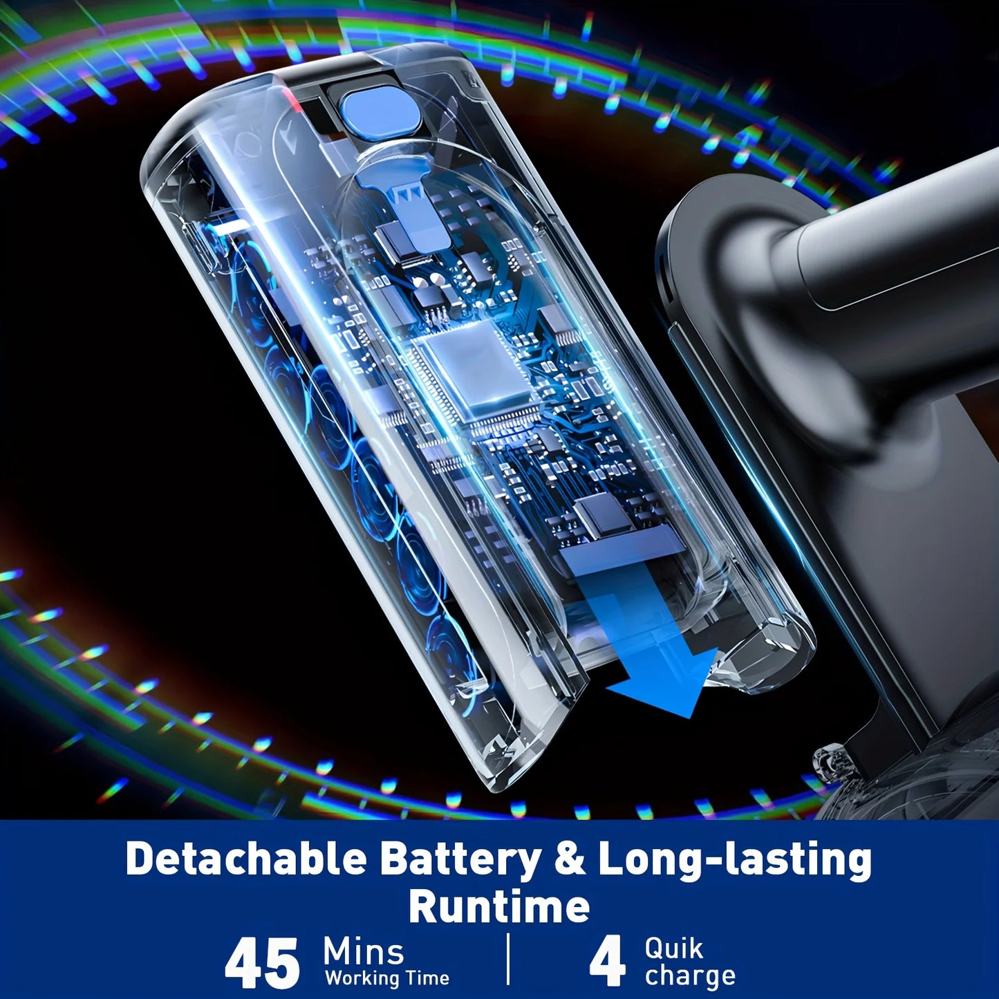 Cordless Vacuum Cleaner 8 in 1 Powerful Suction