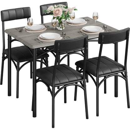 5 Piece Dining Table Set for 4