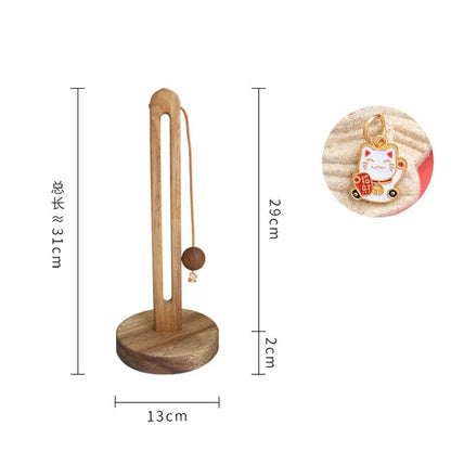 Solid Wood Paper Towel Holder
