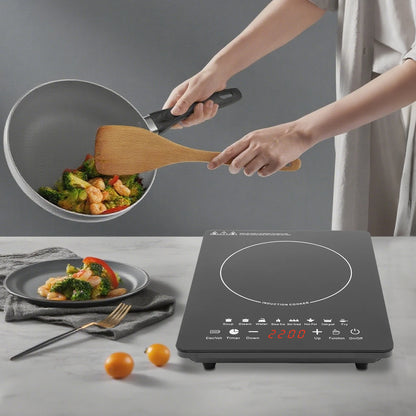 750W Electric Induction Cooker Glass
