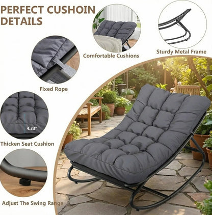 Oversized Outdoor Patio Rocking Chair
