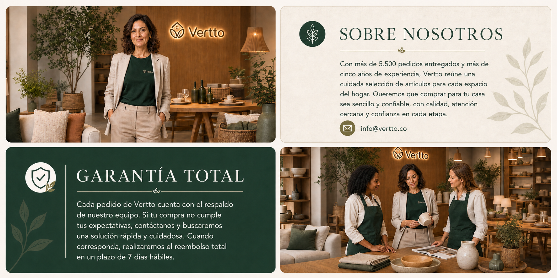 Vertto brand story and full guarantee