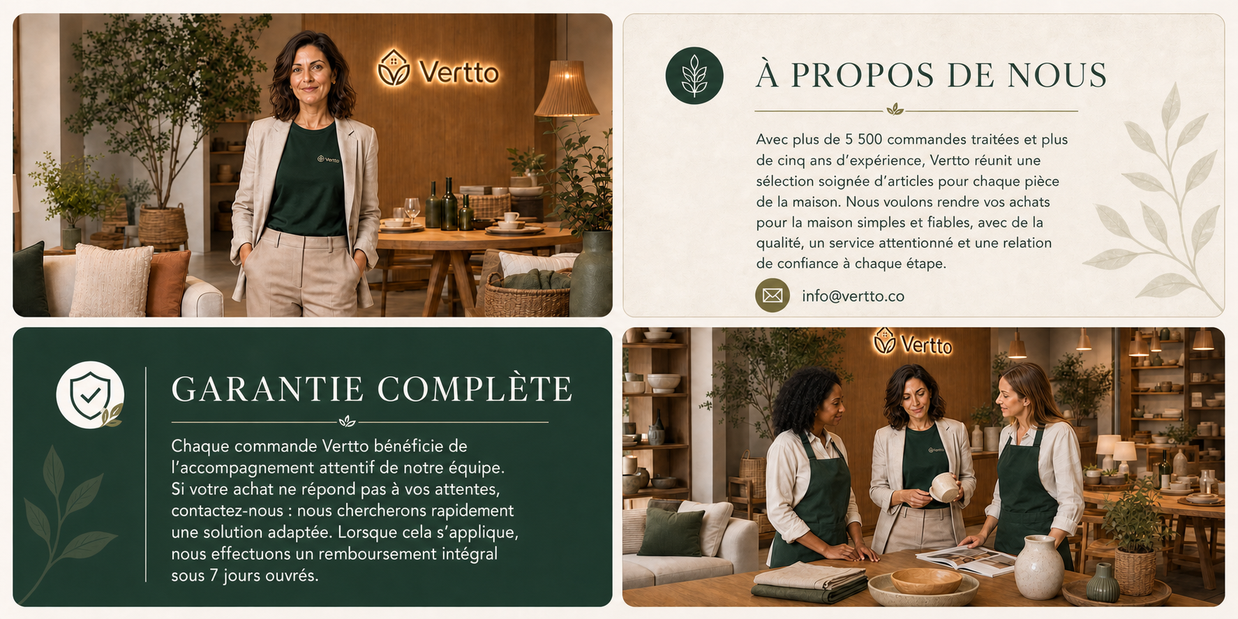Vertto brand story and full guarantee